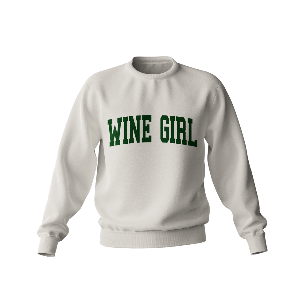 Cream Wine Girl Crewneck