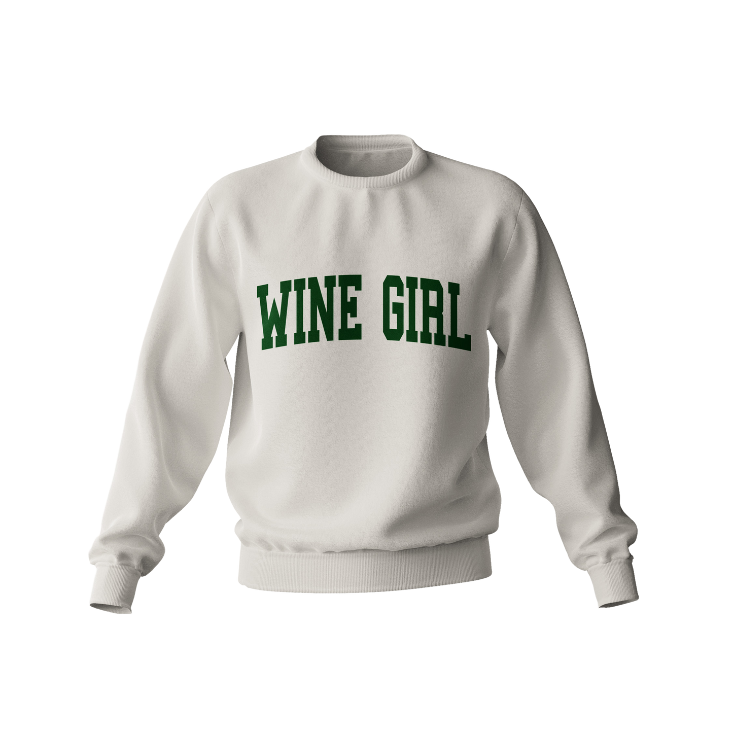 Cream Wine Girl Crewneck