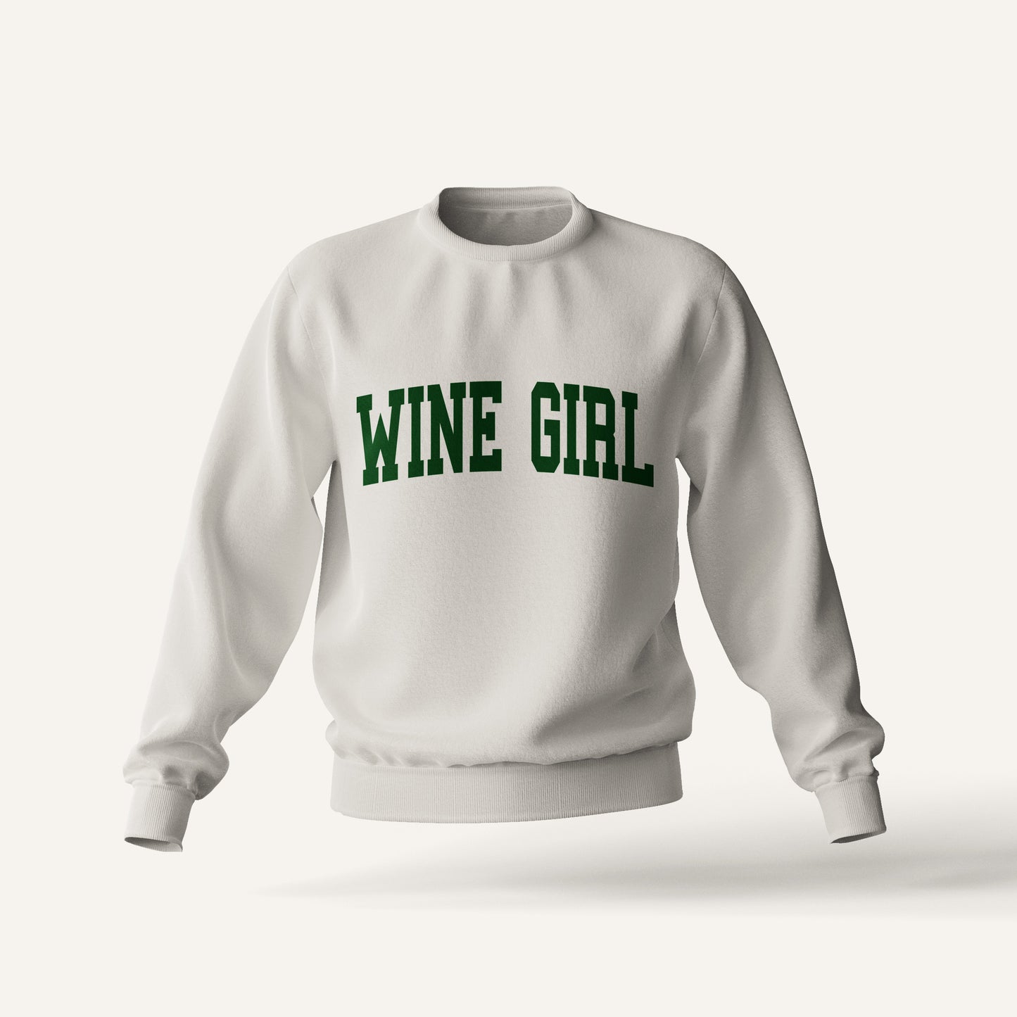 Cream Wine Girl Crewneck
