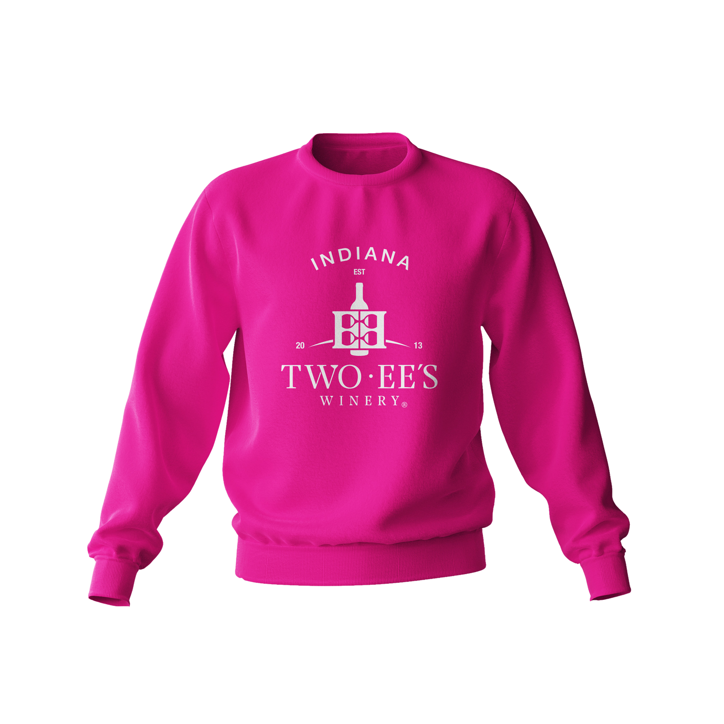 Pink Two-EE's Logo Crewneck
