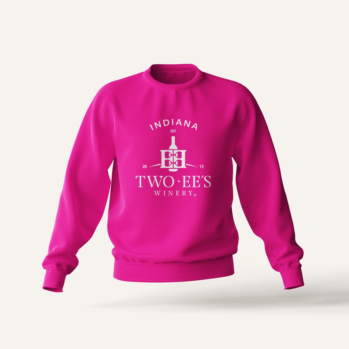 Pink Two-EE's Logo Crewneck