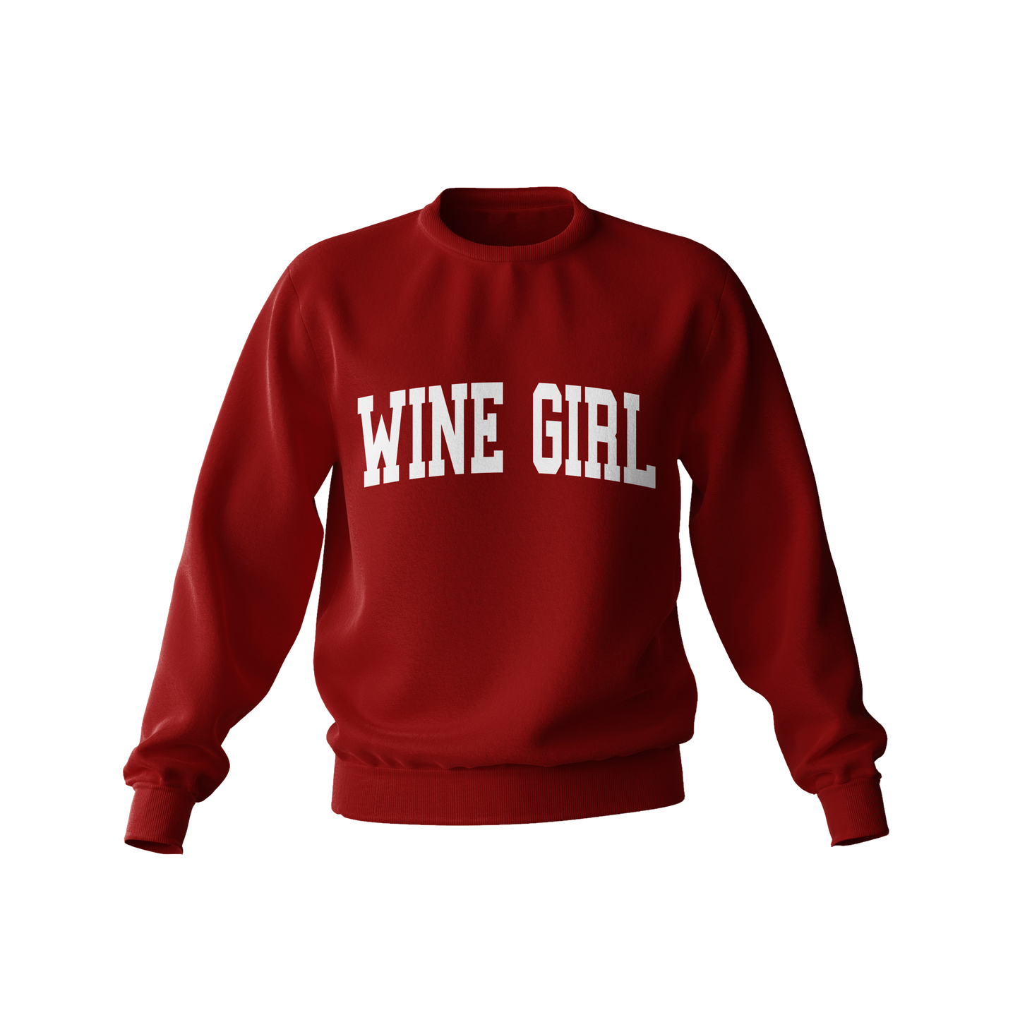 Red Wine Girl Crewneck
