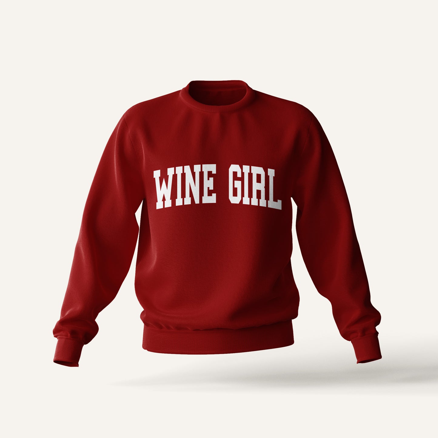 Red Wine Girl Crewneck