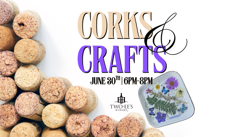 Corks & Crafts: Dried Flowers & Resin