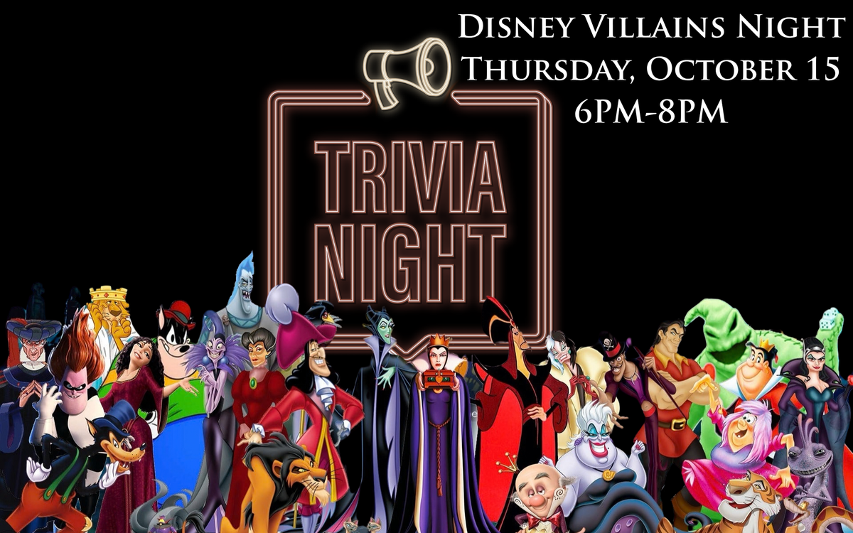 TRIVIA NIGHT: DISNEY VILLAINS