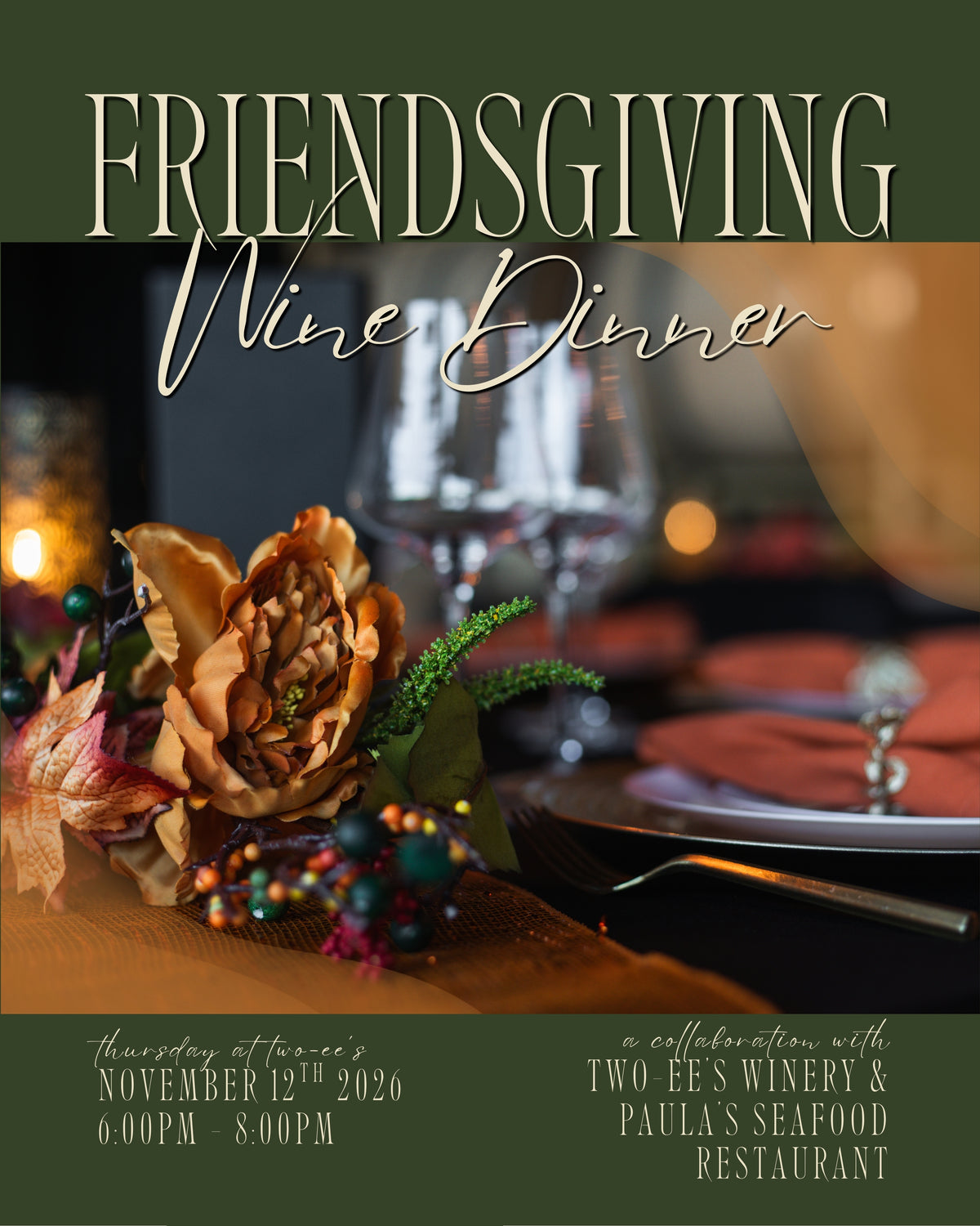 Friendsgiving Wine Dinner