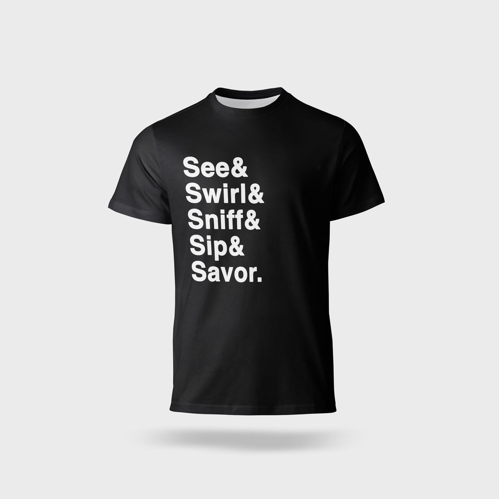 See, Swirl, Sniff Tee