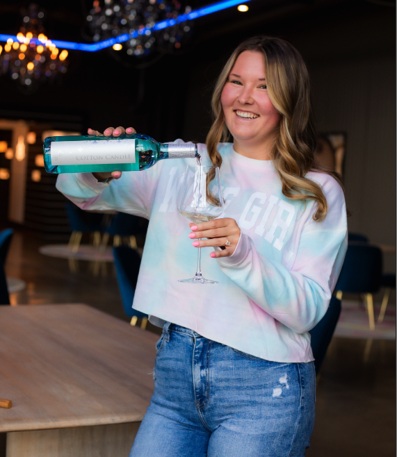 Wine Girl Cotton Candy Crop