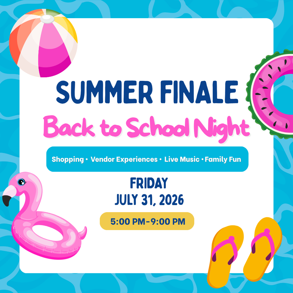 Summer Finale: Back to School Night