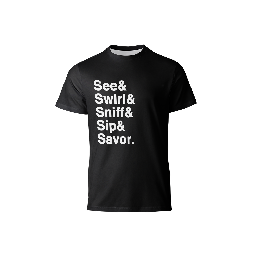 See, Swirl, Sniff Tee